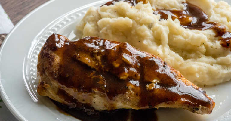 Hands-Off Instant Pot Chicken and Gravy