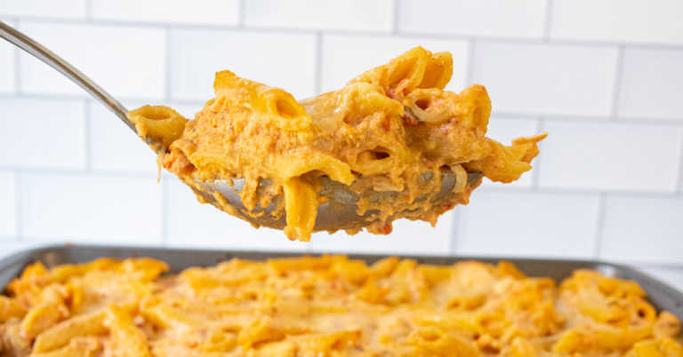 Mexican Chicken Alfredo Casserole