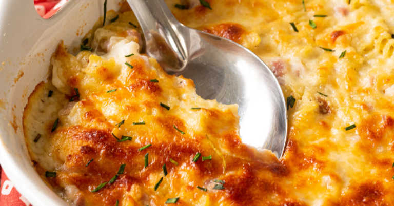 Ham and Cheese Pasta Bake