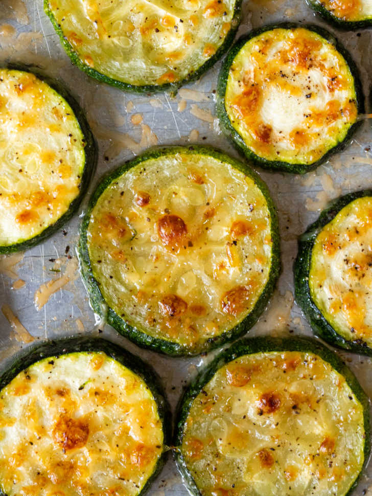 Oven Roasted Parmesan Zucchini 12 Tomatoes