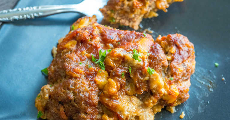 Mini BBQ Bacon Cheddar Meatloaf