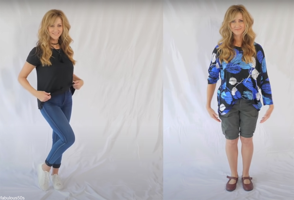 comparison of how clothing can age a person