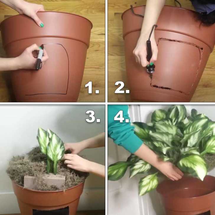 Diy plant litter clearance box