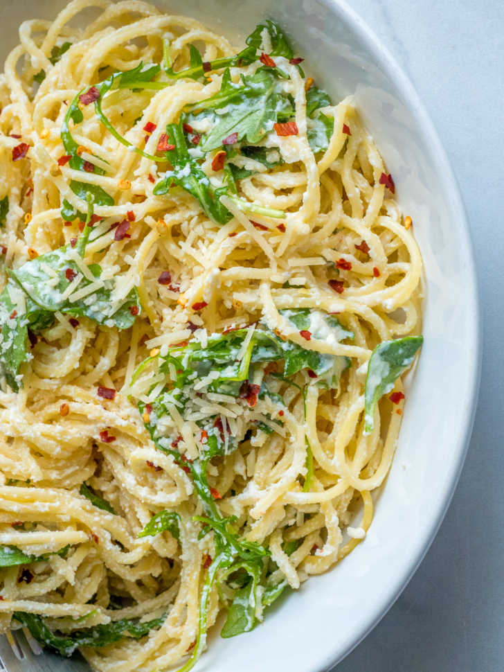 Quick Lemon Ricotta Spaghetti | 12 Tomatoes
