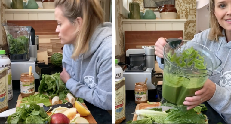 Reese Witherspoon Shared What She Puts In Her Daily Green Smoothie For Glowing Skin