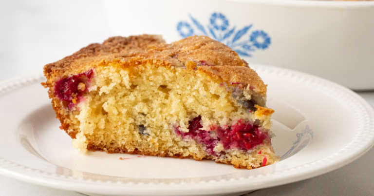One-Bowl Raspberry Buttermilk Cake