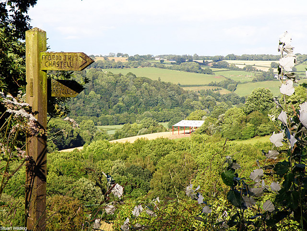 farmland at Monmouthshire, Wales, U.K.