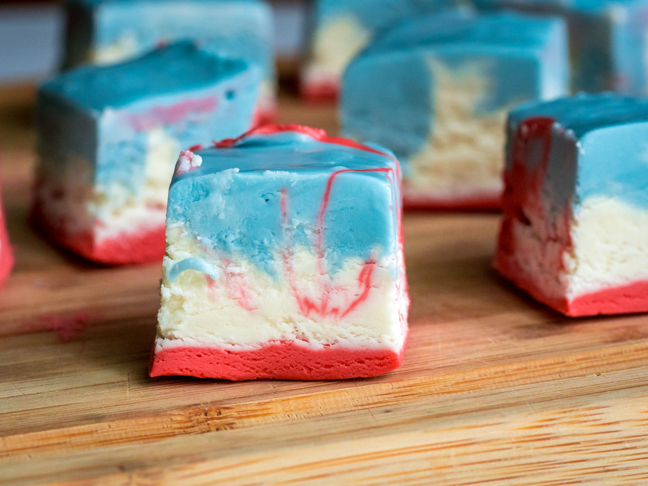 4th of July fudge