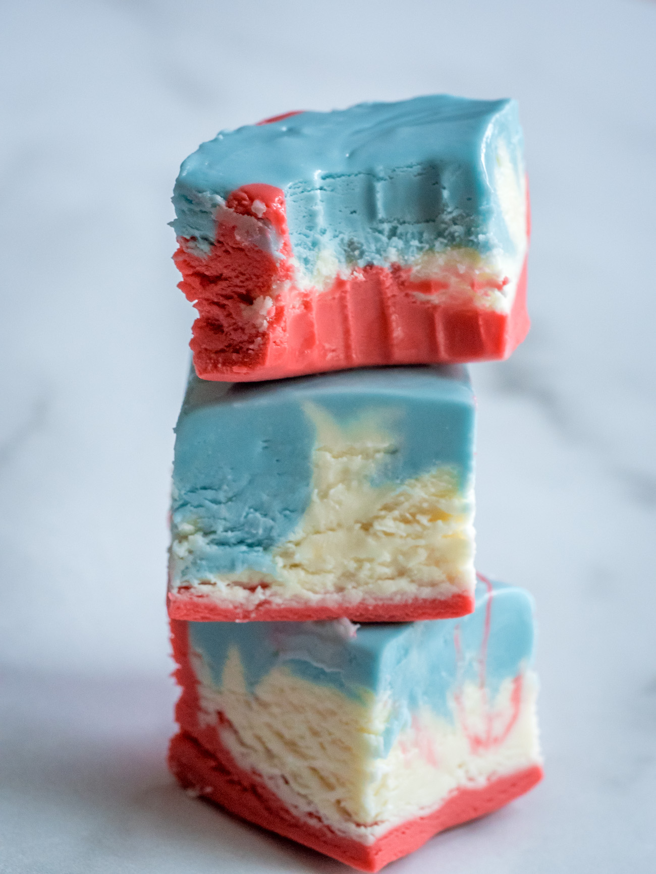 4th of July fudge