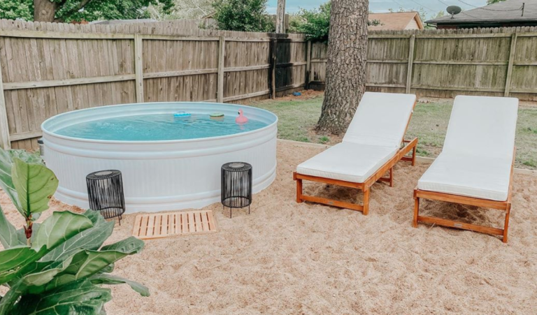 Beat The Summer Heat With A Stock Tank Swimming Pool