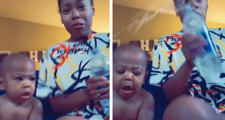 Viral Challenge Has Parents Splashing Water All Over Their Kids