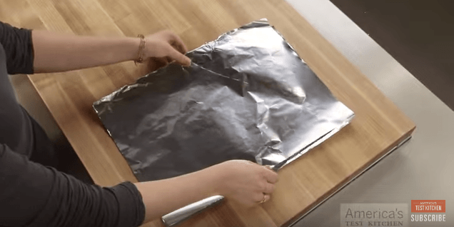 How To Make A Sheet Of Aluminum Foil Twice As Wide