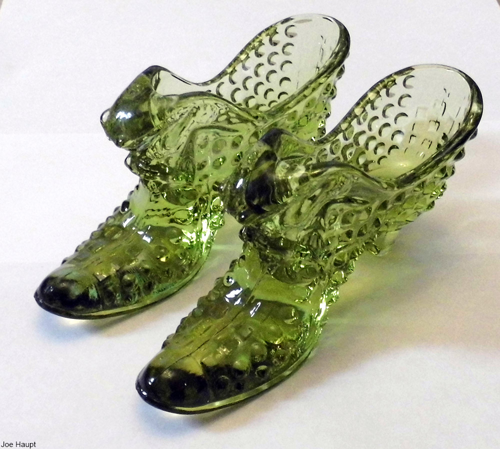 vintage glass shoes