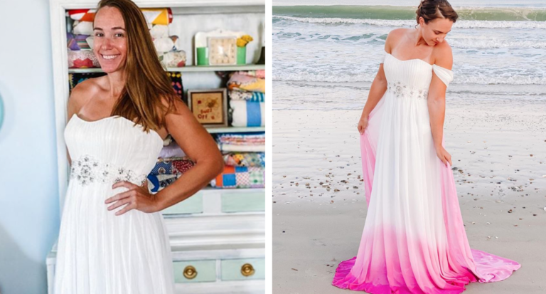 Woman Upcycles 10 Thrift Store Finds Into New Outfits