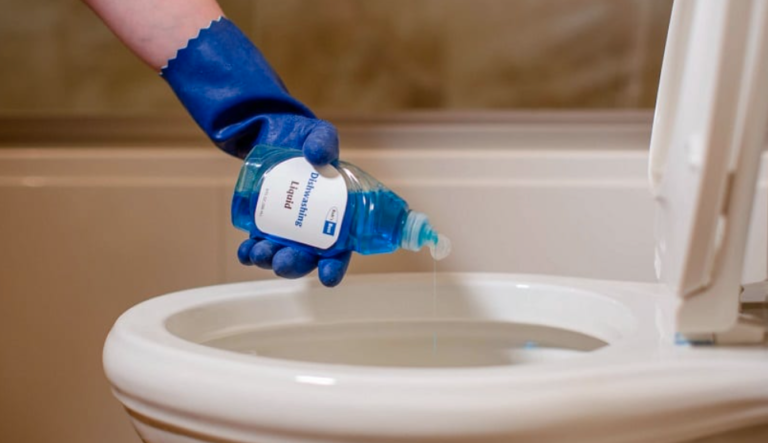 How To Unclog Your Toilet Using Dishwashing Soap