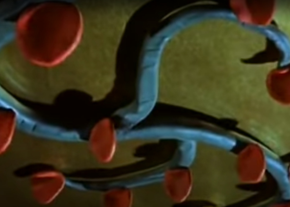 still from Gumbasia, Art Clokey's first claymation film