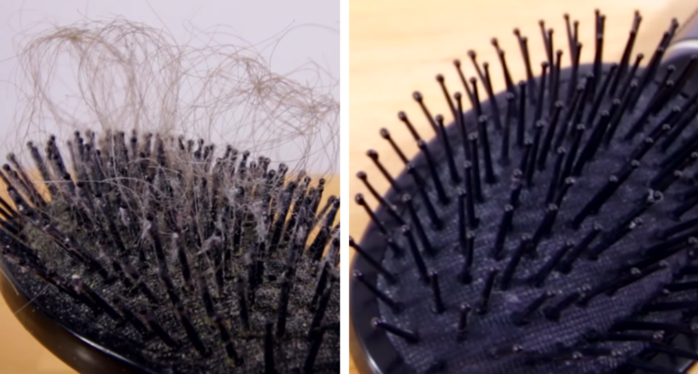 How To Quickly And Easily Clean Your Dirty Hairbrush