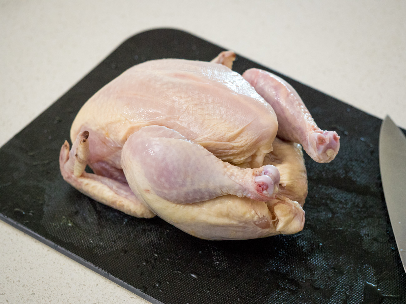 making Cajun Chicken Fricassee