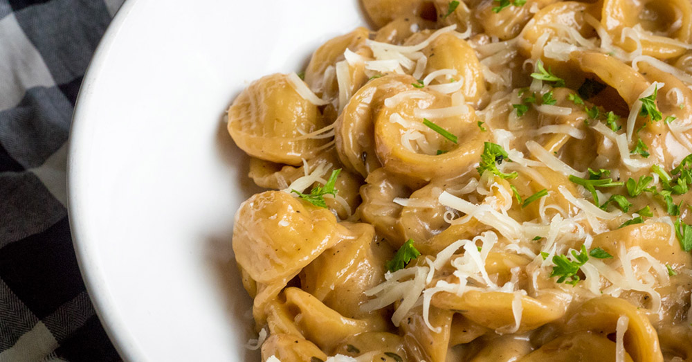 One-Pot French Onion Pasta | 12 Tomatoes