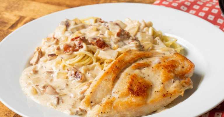 Chicken Parmesan Carbonara