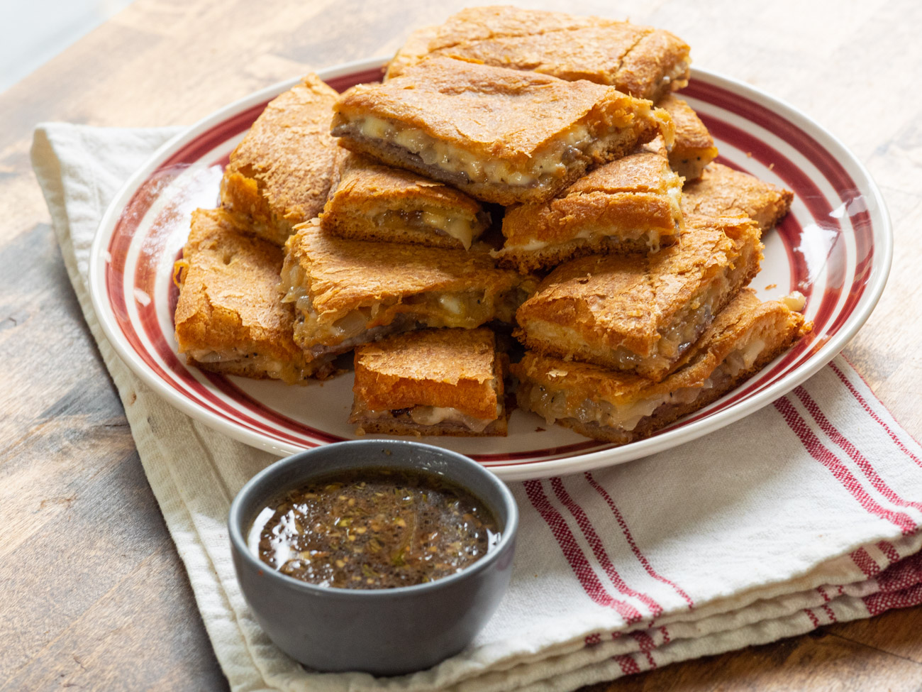 French Dip Squares 12 Tomatoes