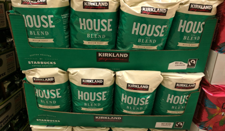 Some Kirkland Brand Coffee Sold At Costco Is Actually Roasted By Starbucks