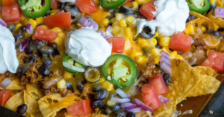 Loaded Sheet Pan Nachos