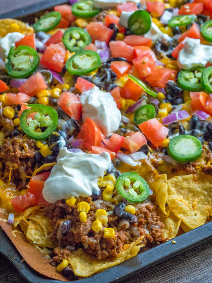 Loaded Sheet Pan Nachos | 12 Tomatoes