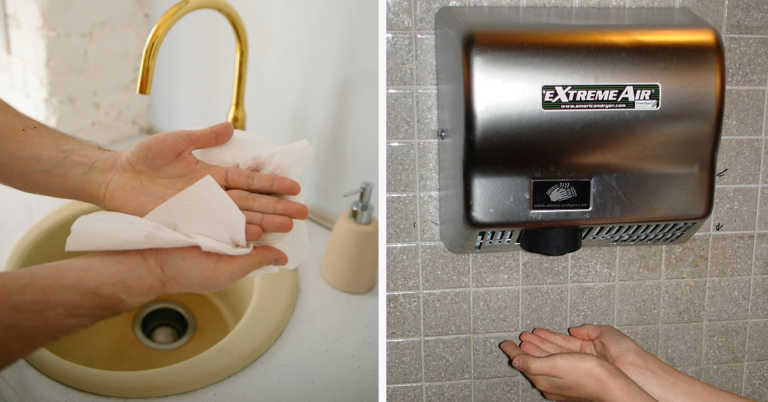 The Proper Way To Dry Your Hands To Prevent Germs From Spreading