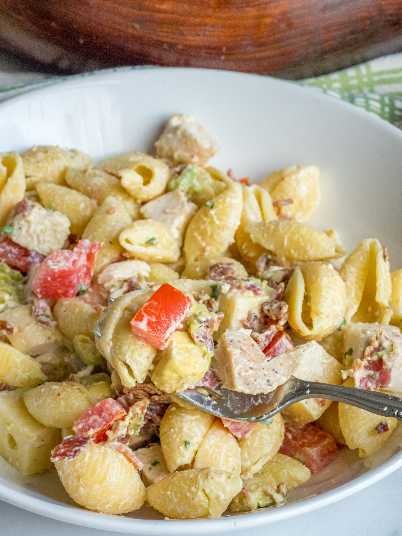 Chicken Club Pasta Salad-image