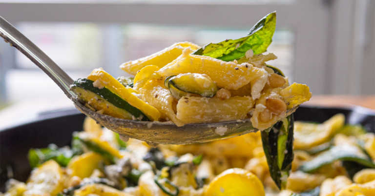 Brown Butter Summer Squash Pasta