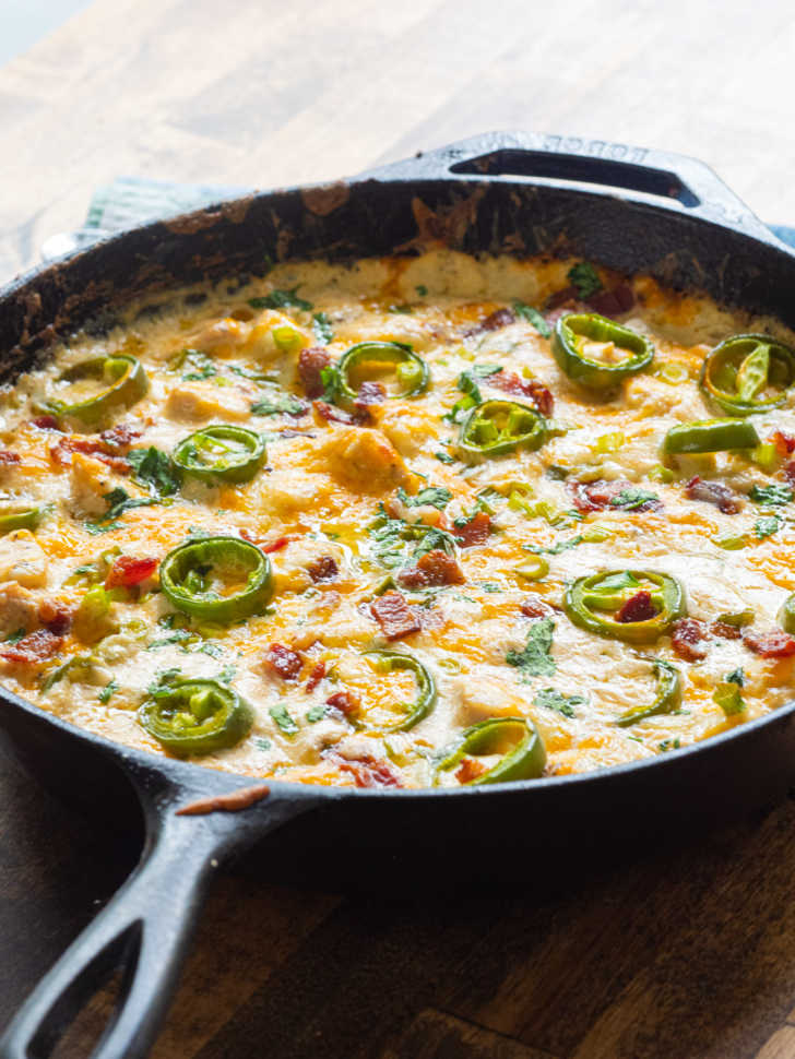 Jalapeño Popper Chicken Skillet | 12 Tomatoes