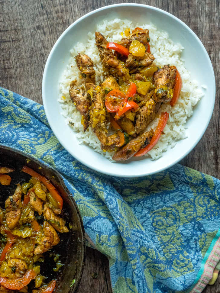 Jerk Chicken Stir Fry | 12 Tomatoes