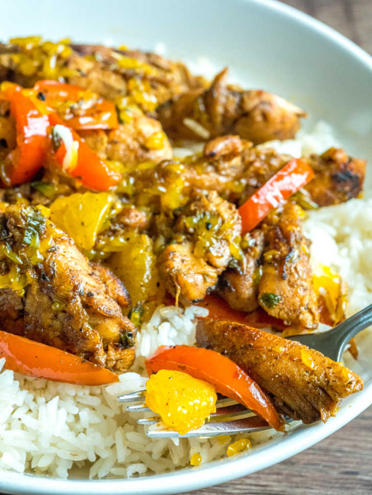 Jerk Chicken Stir Fry 12 Tomatoes