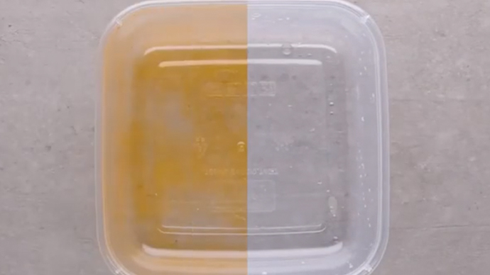 Use Butter to Remove Sauce Stains from Tupperware - Hits 96