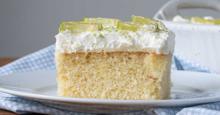 Key Lime Poke Cake