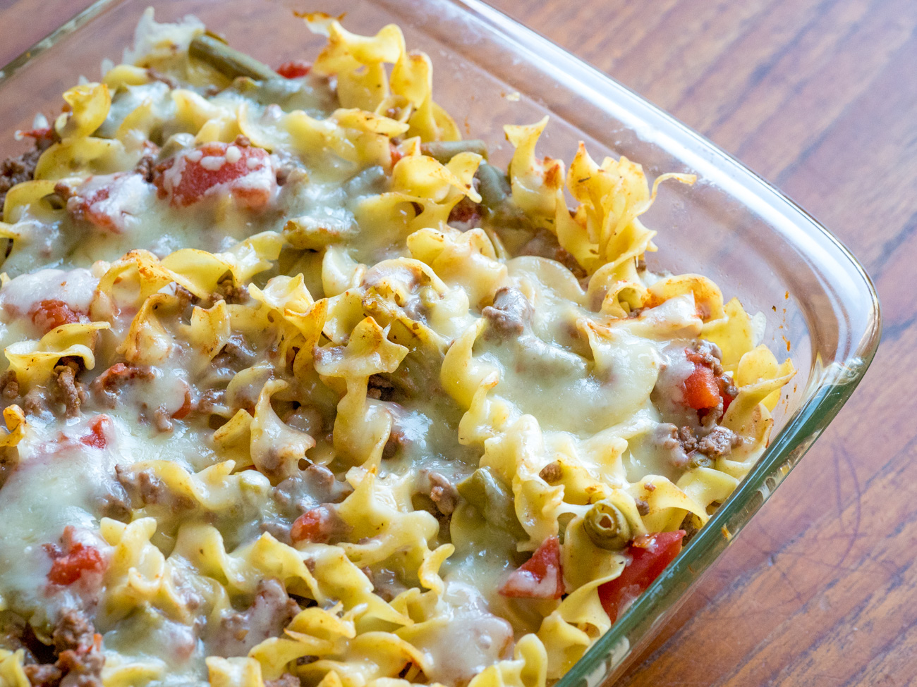 Beefy Egg Noodle Casserole