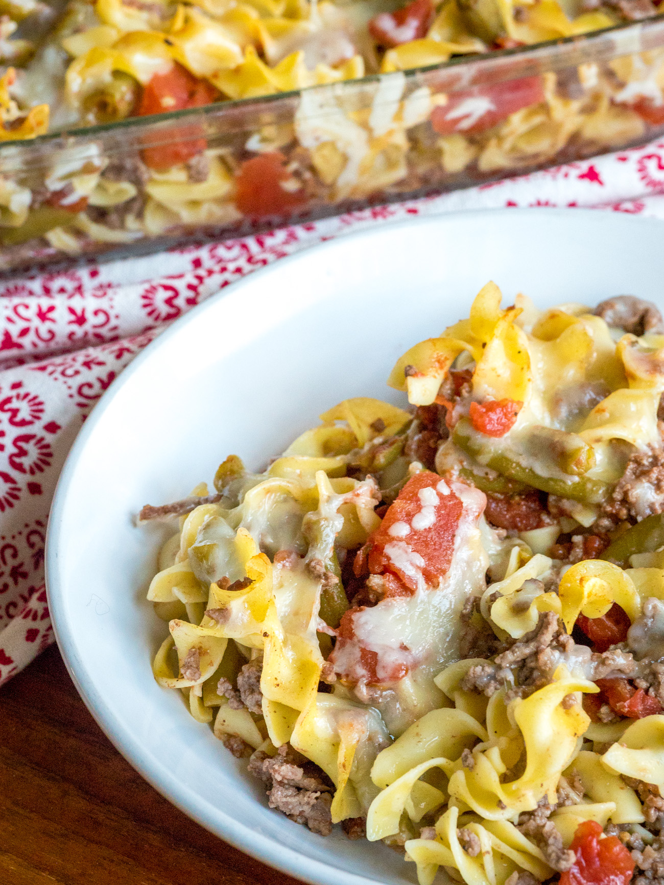 Beefy Egg Noodle Casserole