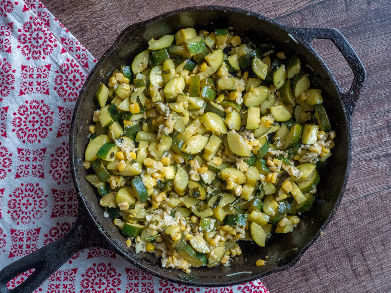 Parmesan Zucchini And Corn 12 Tomatoes