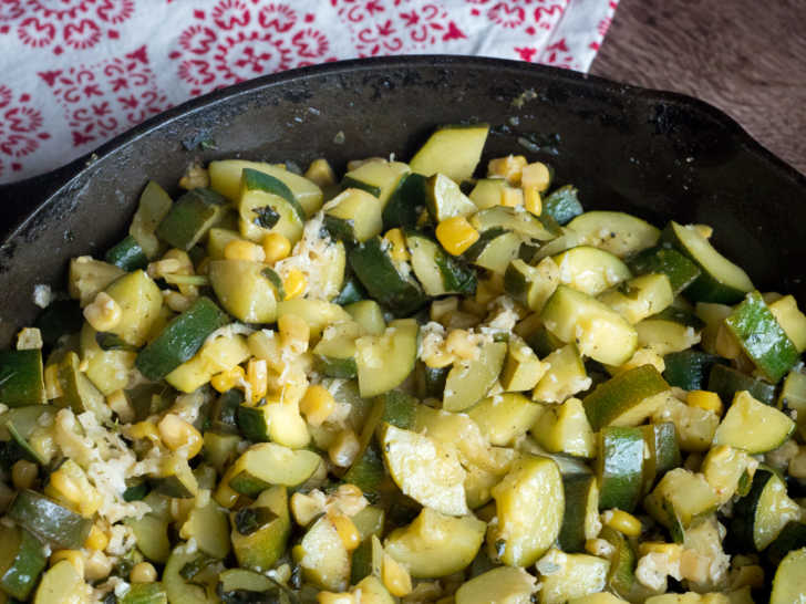 Parmesan Zucchini and Corn | 12 Tomatoes