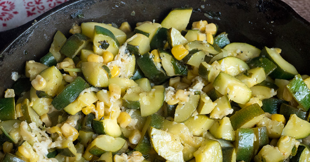 Parmesan Zucchini And Corn 12 Tomatoes