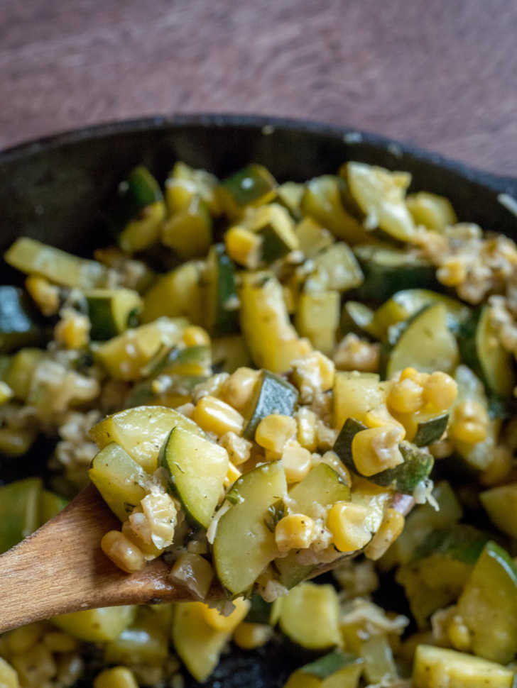 Parmesan Zucchini and Corn | 12 Tomatoes