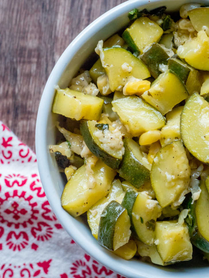 Parmesan Zucchini And Corn 12 Tomatoes