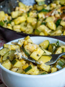 Parmesan Zucchini and Corn | 12 Tomatoes