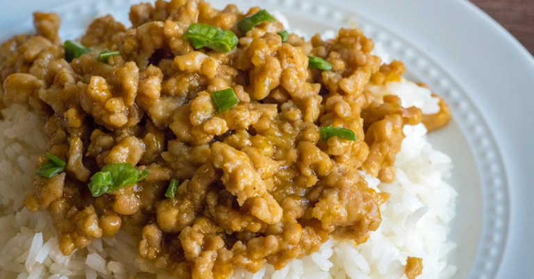 Asian-Style Ground Orange Chicken