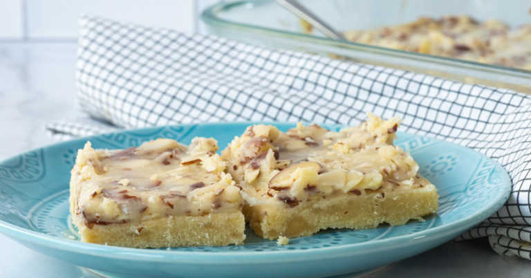 Almond Shortbread Bars