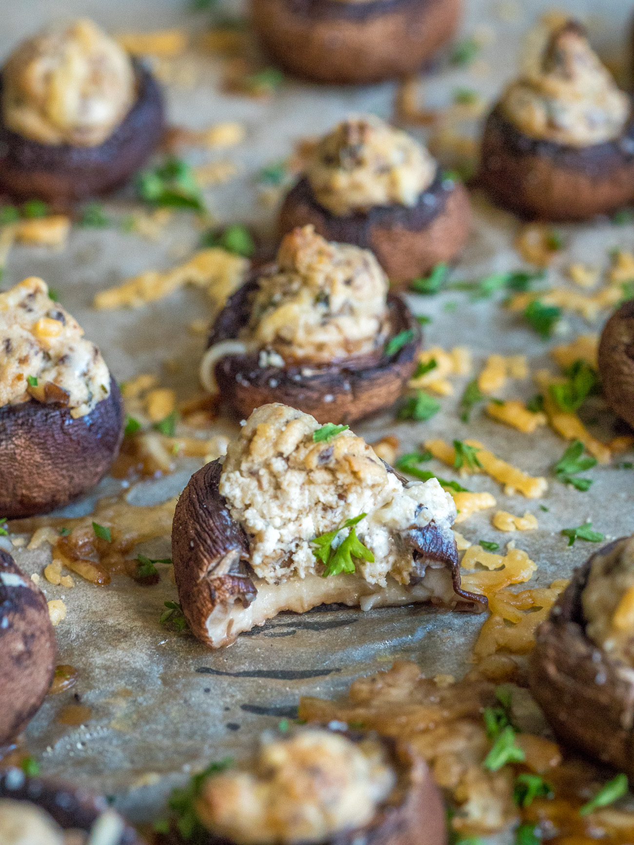 Cream Cheese Stuffed Mushrooms-image