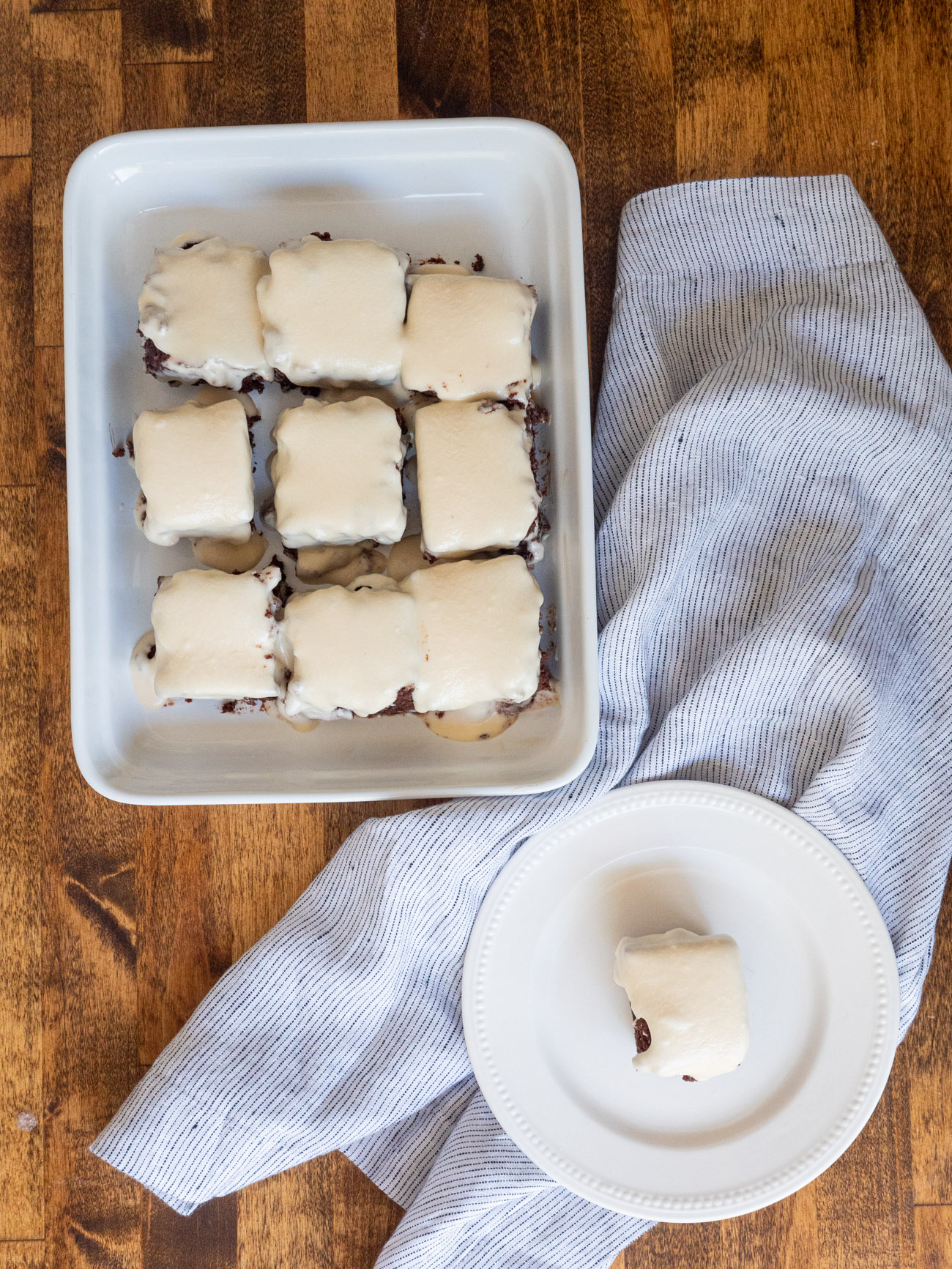 Root Beer Float Brownies