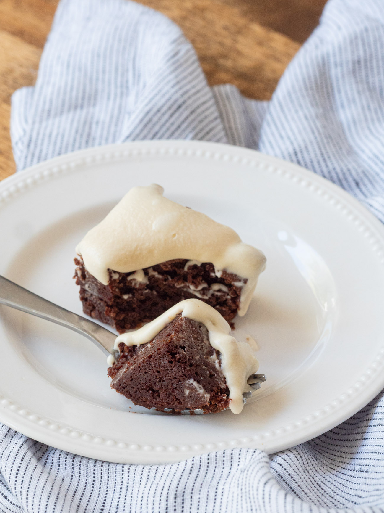 Root Beer Float Brownies