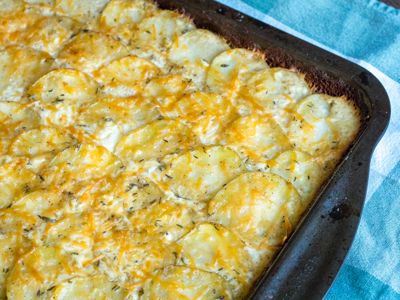 Sheet Pan Scalloped Potatoes 12 Tomatoes